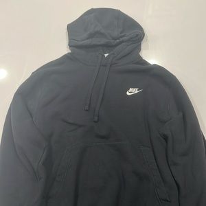 Black nike hoodie.